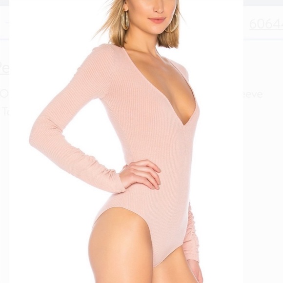 NEW Free People Cozy Up With Me Knitted Bodysuit - Picture 2 of 8